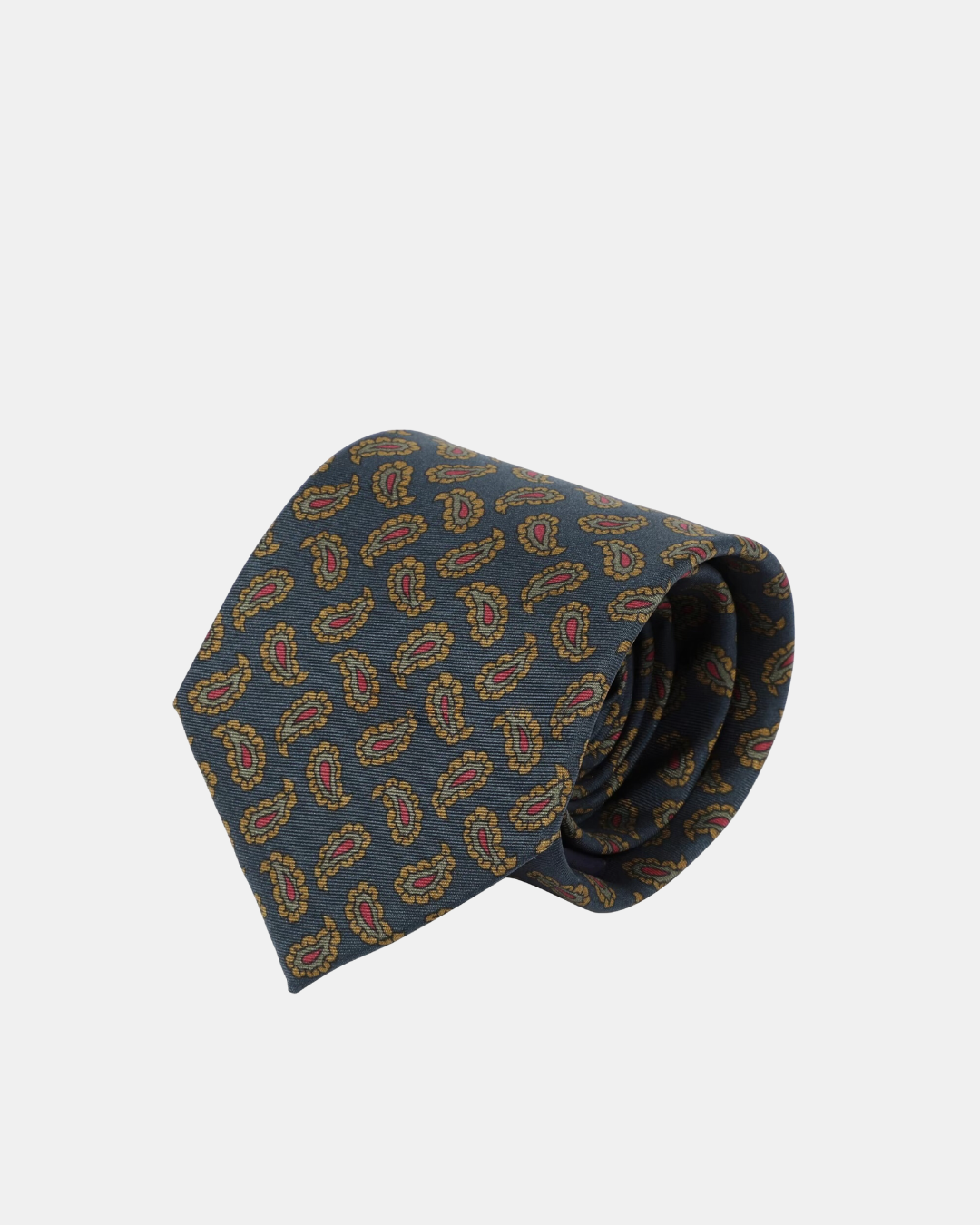 Corbata Vintage Paisley Marino