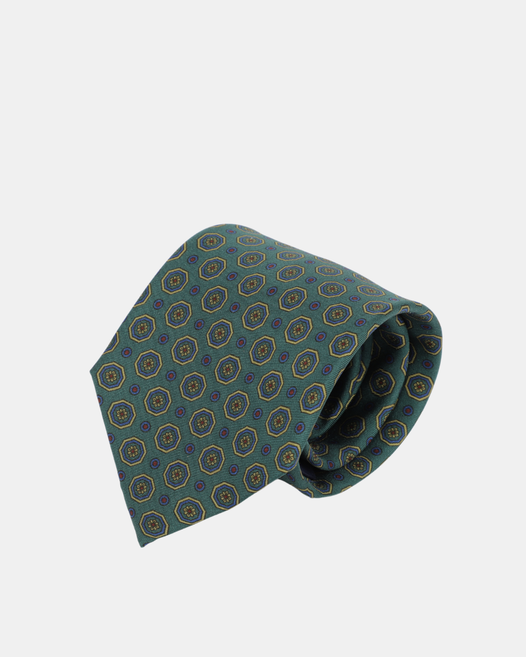Corbata Geométrica Turquesa