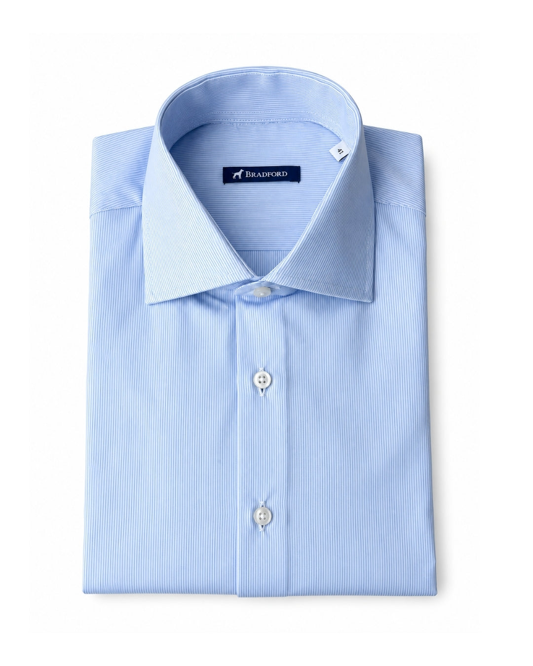 Camisa de Vestir Mil Rayas Celeste