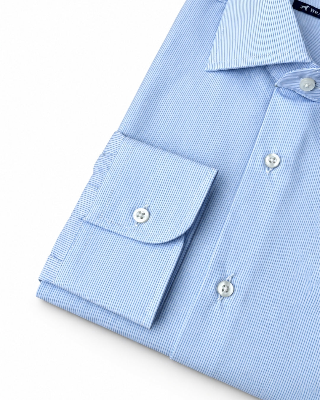 Camisa de Vestir Mil Rayas Celeste