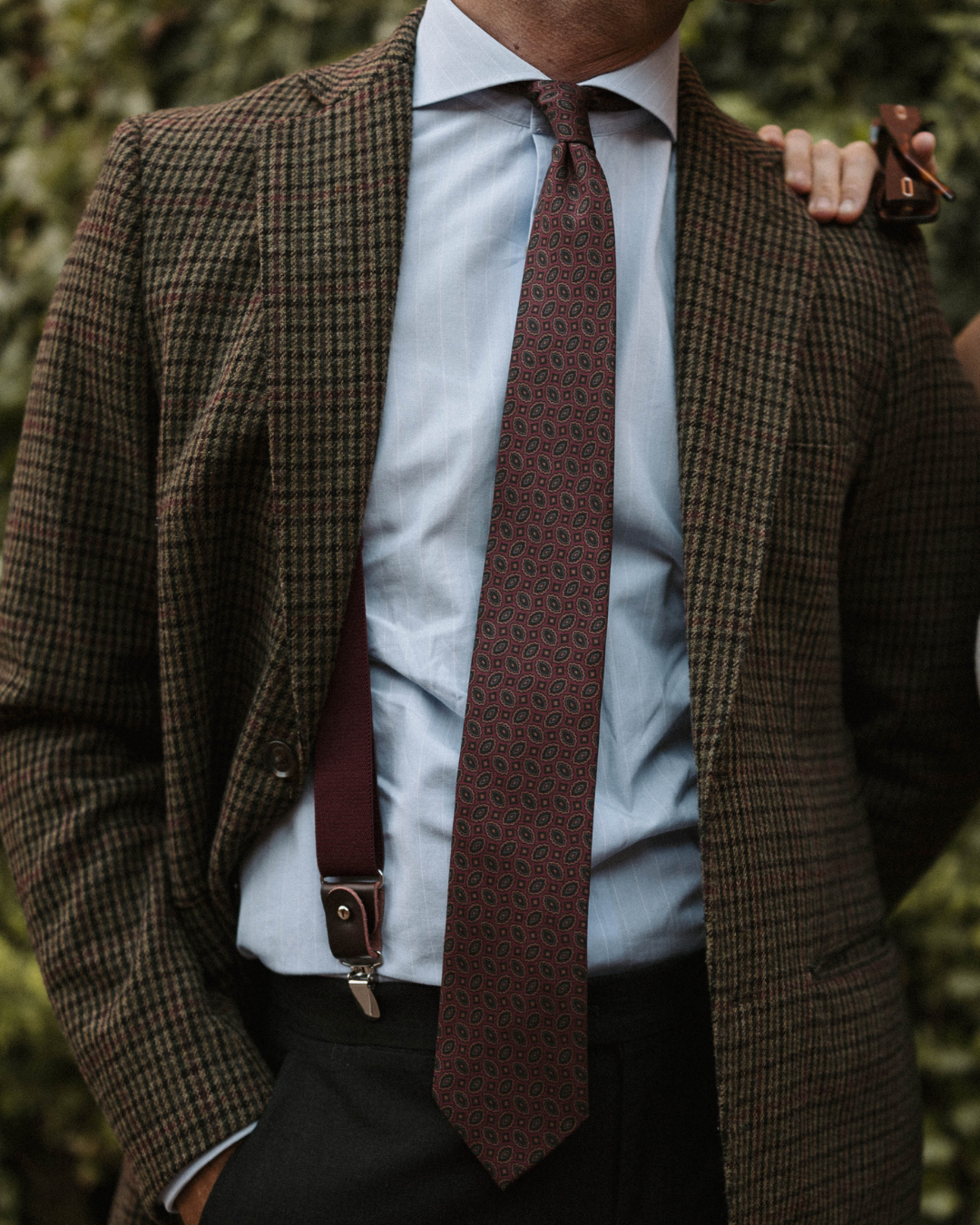 Corbata Vintage Geométrica Terra