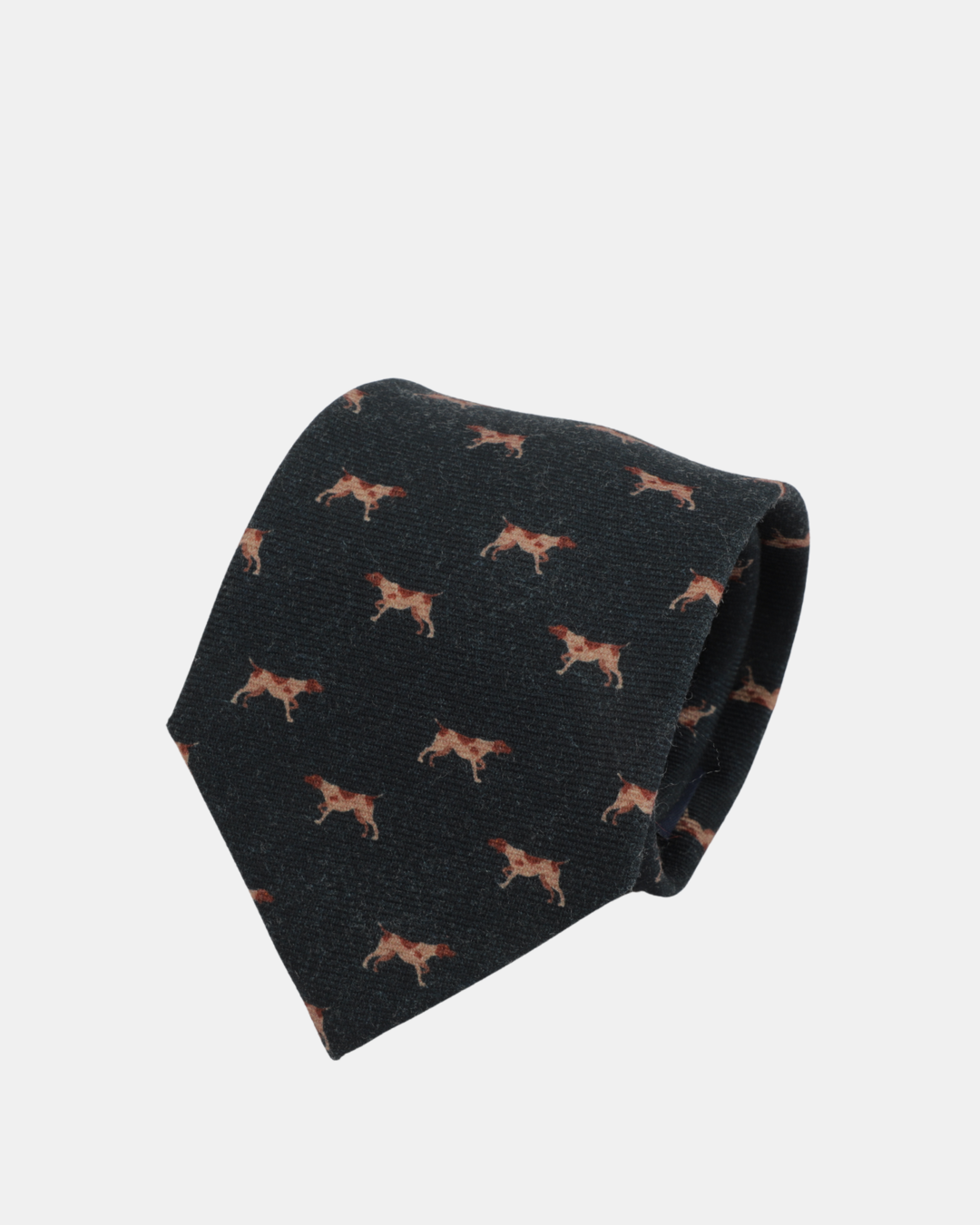 Corbata Lana Perros Azul