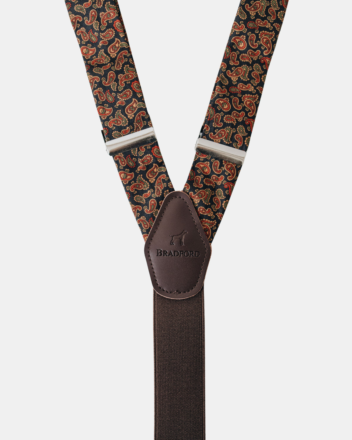 Tirante Seda Paisley Azul